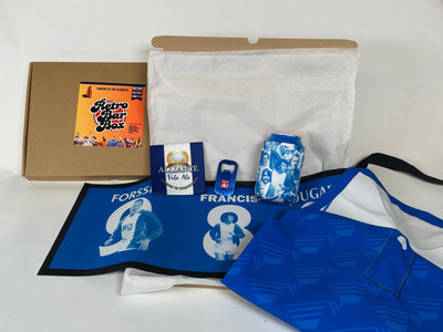 Retro Birmingham Football Mystery Gift Box – Classic Blues Man Cave Accessory