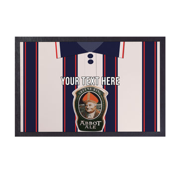 Ipswich 1997 Away Shirt - Personalised Retro Door Mat - 60cm x 40cm