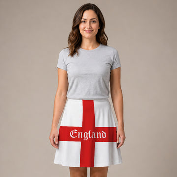England WC26 - Woman St George (Exposed Behind) - Novelty Kilt