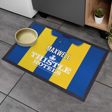 Leeds 1994 Away Shirt - Personalised Retro Door Mat - 60cm x 40cm