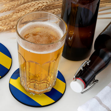 Leeds 1994 Away Shirt - Personalised Drink Coaster - Square Or Circle