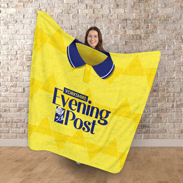 Leeds - 1992 Away Shirt - Retro Fleece Blanket