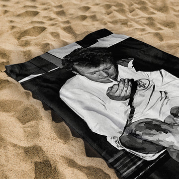 Lee Buccilli - Bremner Smoking - Beach Towel - 150cm x 75cm
