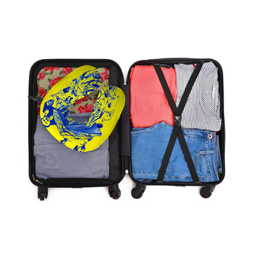 Leeds Montage - Retro Shirt Travel Pillow