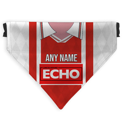 Lincoln 1997 Home Shirt - Personalised Pet Bandana - 4 Sizes