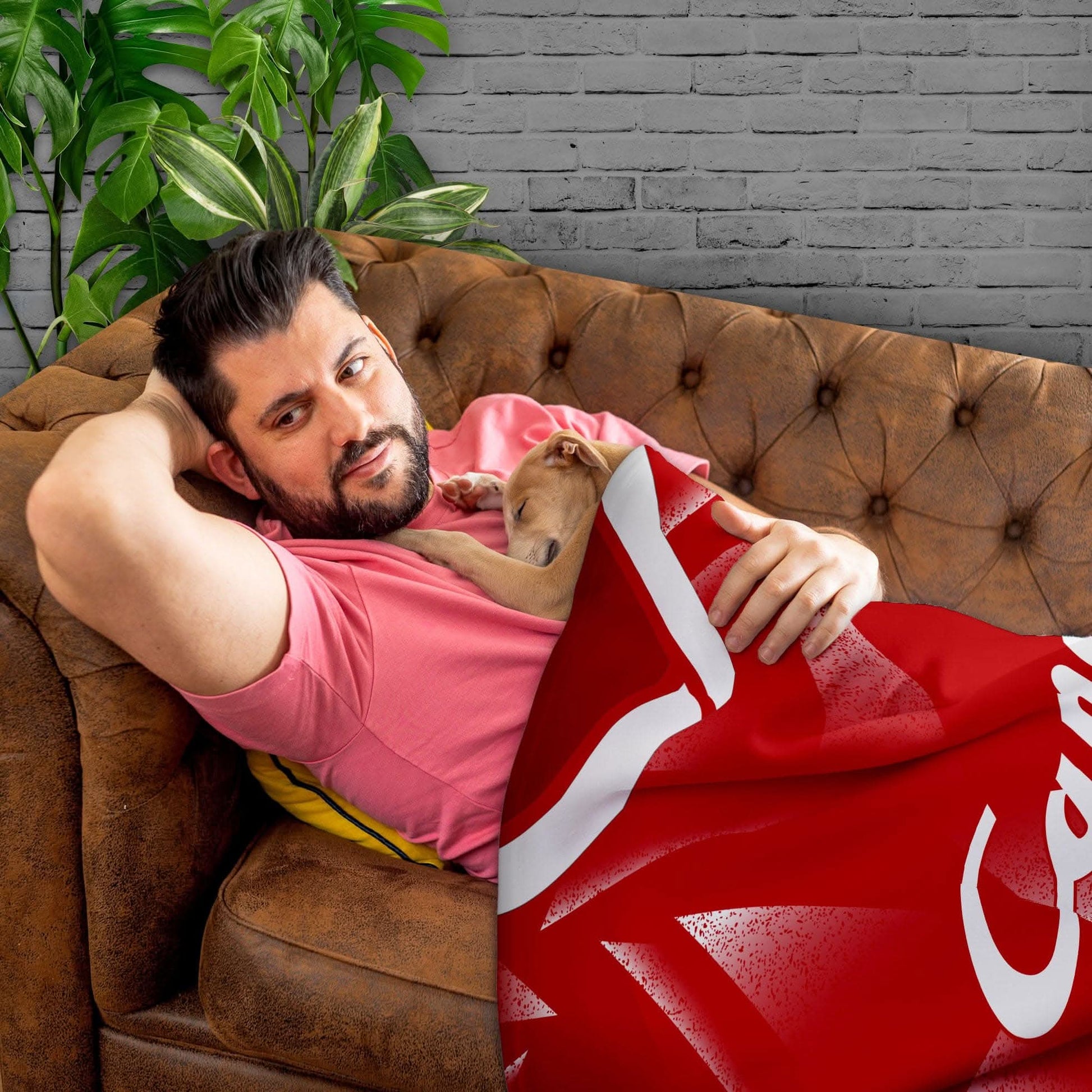 Liverpool FC - 1989 Home Shirt - Retro Fleece Blanket