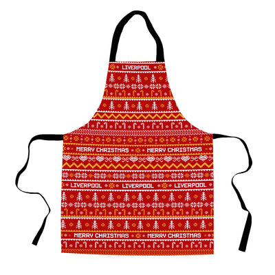 Liverpool Xmas Jumper Pattern - Apron