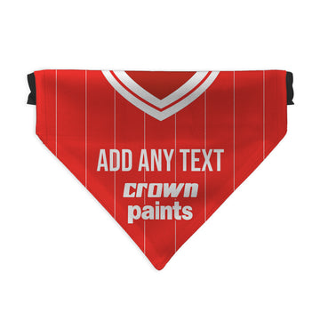 Liverpool 1981 Home Shirt - Personalised Pet Bandana - 4 Sizes