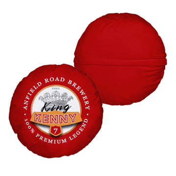 Liverpool Dalglish - Football Legends - Circle Cushion 14