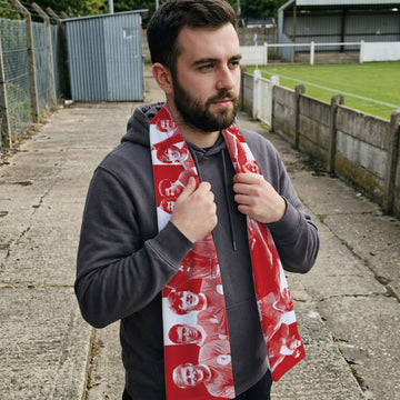 Liverpool Legends - Knitted Eyelet Football Scarf