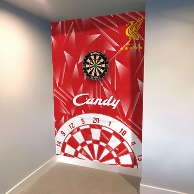 Liverpool Retro - 1989 Home - Personalised Darts Wall Banner - Two Sizes