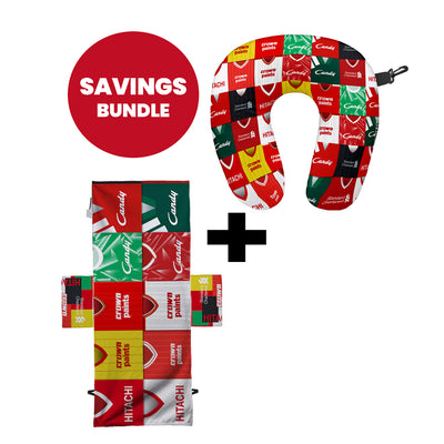 Liverpool - Kit Montage Travel Pillow +Sunbed Towel Bundle