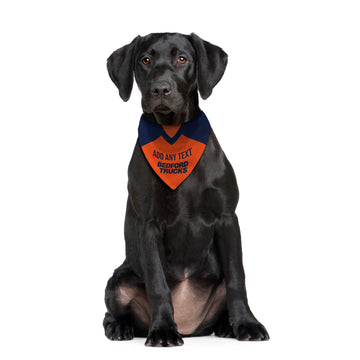 Luton 1983 Away Shirt - Personalised Pet Bandana - 4 Sizes