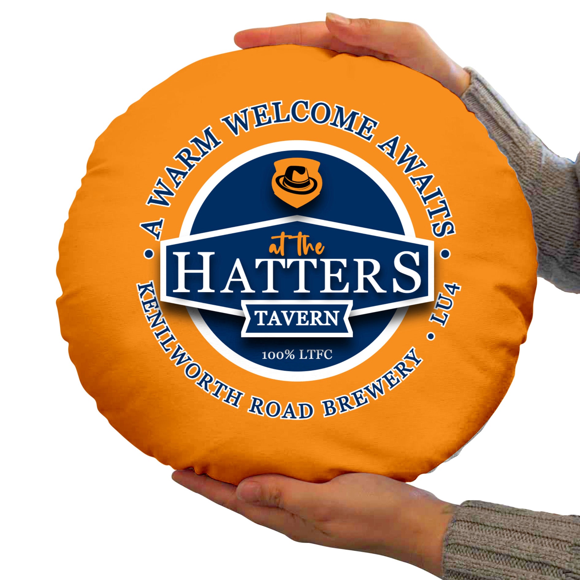 Luton Hatters - Football Legends - Circle Cushion 14"