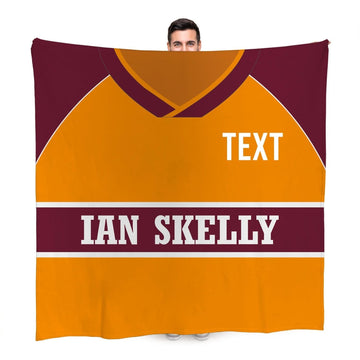 Motherwell Retro 1987 Home - Personalised Retro Fleece Blanket 150cm X 150cm