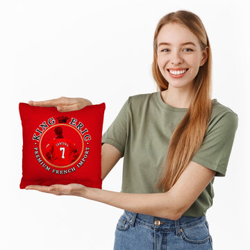 Manchester Red Cantona - Football Legends - Cushion 10"