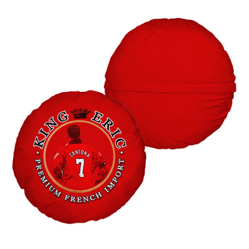 Manchester Red Cantona - Football Legends - Circle Cushion 14