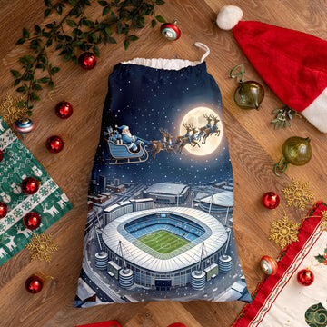 Manchester Blue Christmas Stadium - Santa Sack