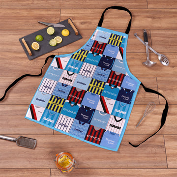 Manchester Blue - Kit Montage - Water-Resistant Adults Apron