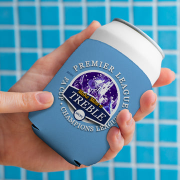 Manchester Blue Treble - Football Legends - Can Cooler