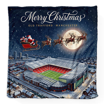 Manchester Red Christmas Stadium - Luxury Fleece
