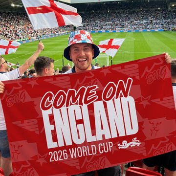 England Kit Montage Bucket Hat + Supporter Flag - Saver Bundle