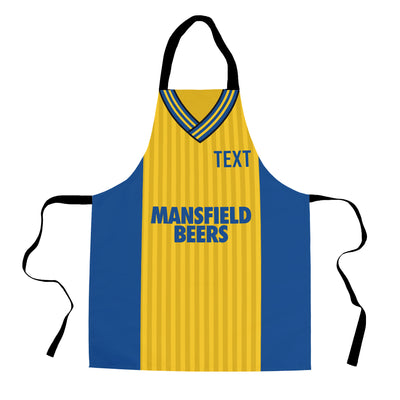 Mansfield - 1989 Home Shirt - Personalised Retro Football Adults Apron