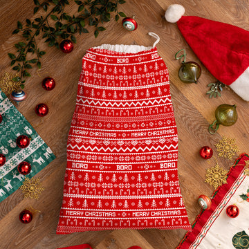 Middlesbrough - Xmas Jumper Pattern - Santa Sack