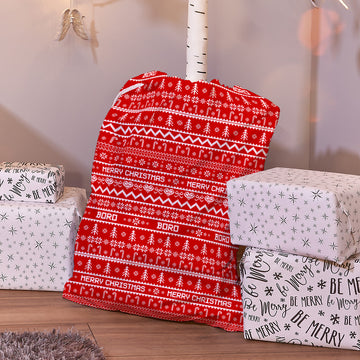 Middlesbrough - Xmas Jumper Pattern - Santa Sack