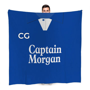 Millwall-- 1994 Home Shirt - Personalised Retro Fleece Blanket