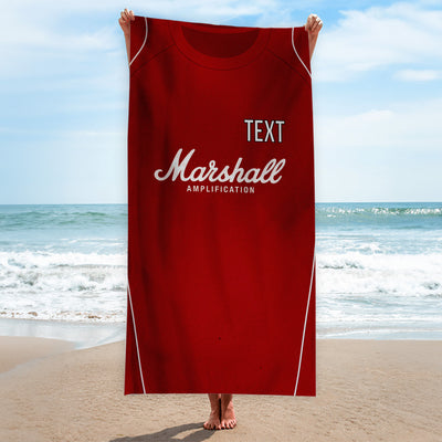 Milton Keynes 2007 Away Shirt - Personalised Lightweight, Microfibre Retro Beach Towel - 150cm x 75cm