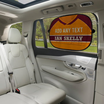 Motherwell 1987 Home Shirt - Personalised Retro Football Car Sun Shade - Set of 2