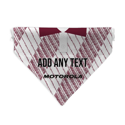 Motherwell 1992 Away Shirt - Personalised Pet Bandana - 4 Sizes