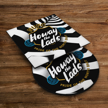 Newcastle Howay - Football Coaster - Square Or Circle