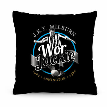 Newcastle Jackie Milburn_PRINT300 10inch Cushion - Cushion - 10