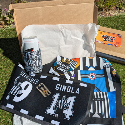 Retro Newcastle Football Mystery Gift Box - Man Cave AccessoriesClub-Specific