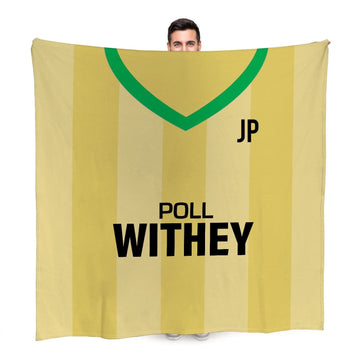 Norwich - 1985 Home Shirt - Retro Fleece Blanket