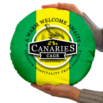 Norwich Canaries - Football Legends - Circle Cushion 14