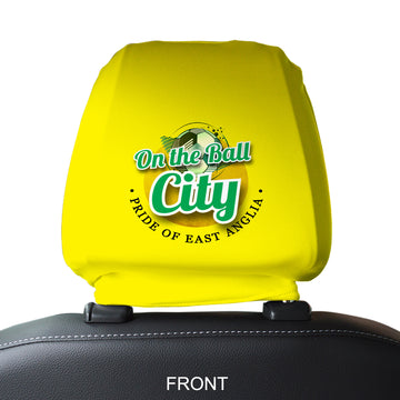 Norwich On the Ball - Football Legends - Headrest Cover