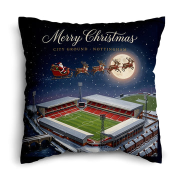 Nottingham Christmas Stadium - Cushion - Two Sizes