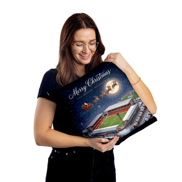 Nottingham Christmas Stadium - Cushion - Two Sizes