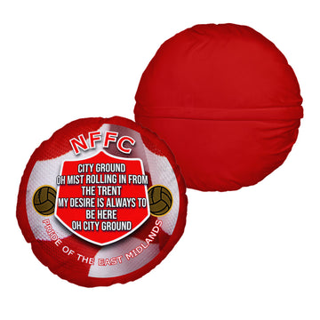 Nottingham City Ground Song - Football Legends - Circle Cushion 14