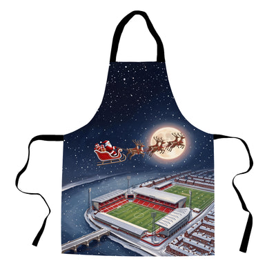 Nottingham Christmas Stadium Apron - white cutout