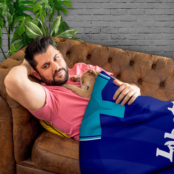 Nottingham - 1993 Away Shirt - Retro Fleece Blanket