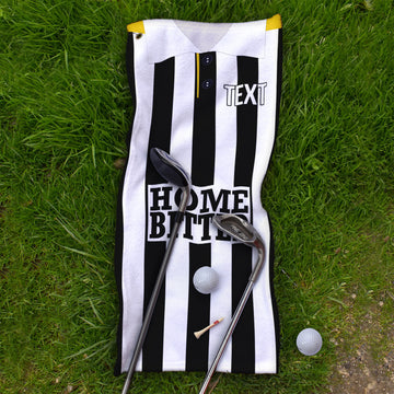 Notts C - 1990 Home Shirt - Retro Lightweight, Microfibre Golf Towel