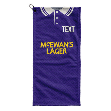 Notts C - 1991 Away Shirt - Retro Lightweight, Microfibre Golf Towel