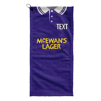 Notts C - 1991 Away Shirt - Retro Lightweight, Microfibre Golf Towel