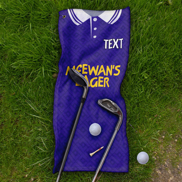 Notts C - 1991 Away Shirt - Retro Lightweight, Microfibre Golf Towel