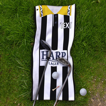 Notts C - 1994 Home Shirt - Retro Lightweight, Microfibre Golf Towel