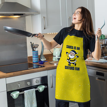 Santa is an Oxford Fan - Apron